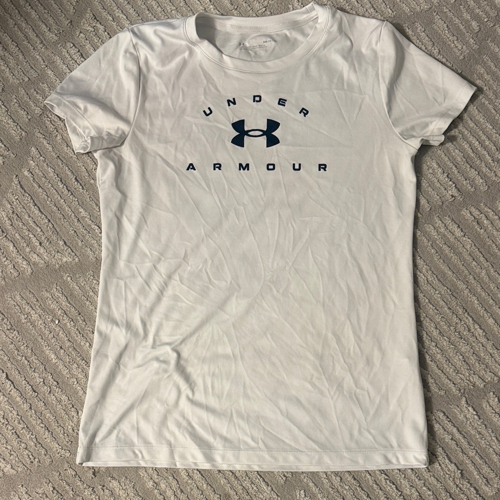 Under Armour Women's White Short Sleeve Tee
